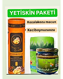Yetiskin kozalakozu macun ve keciboynuzuozu ikilisi